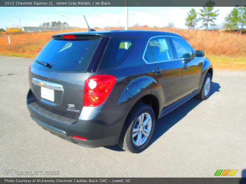 Ashen Gray Metallic / Jet Black 2013 Chevrolet Equinox LS