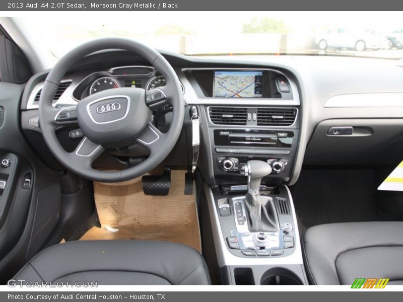 Monsoon Gray Metallic / Black 2013 Audi A4 2.0T Sedan