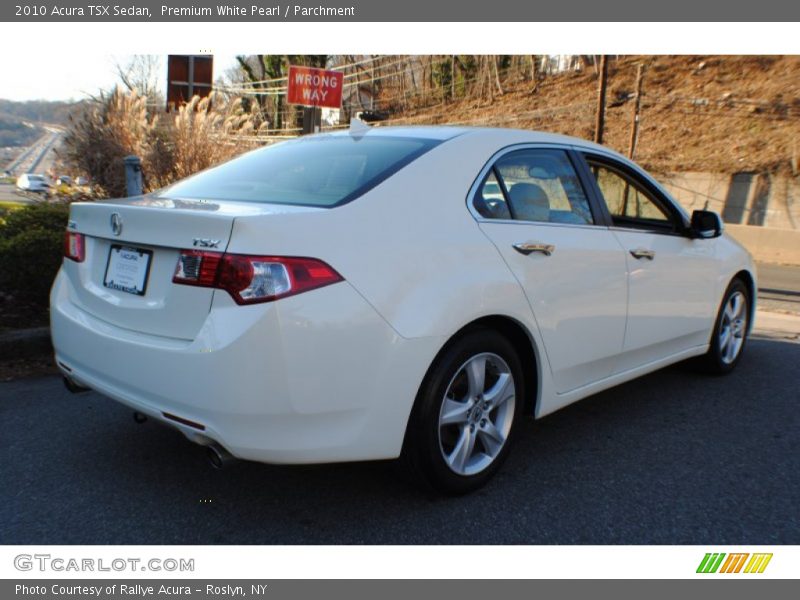 Premium White Pearl / Parchment 2010 Acura TSX Sedan