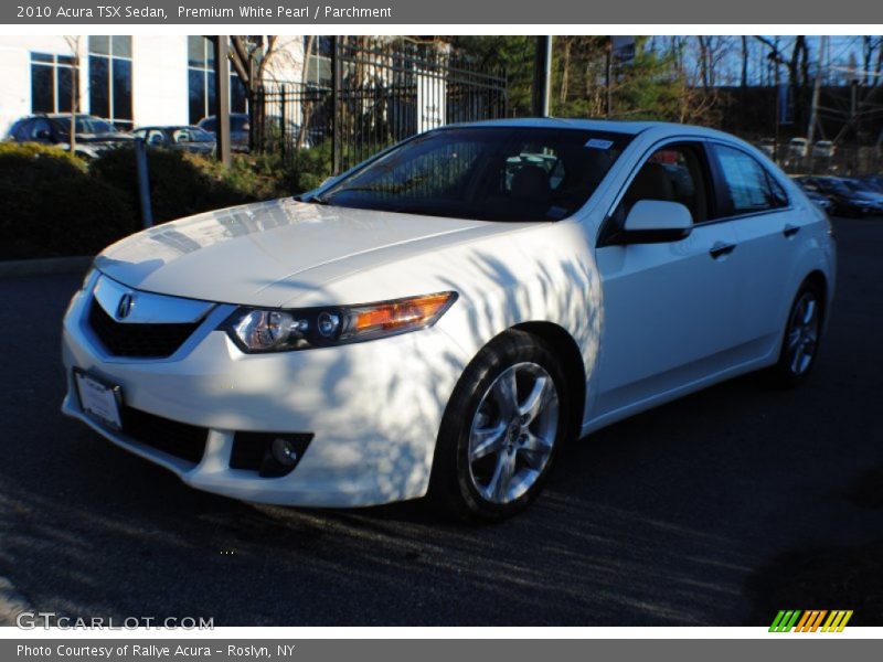 Premium White Pearl / Parchment 2010 Acura TSX Sedan