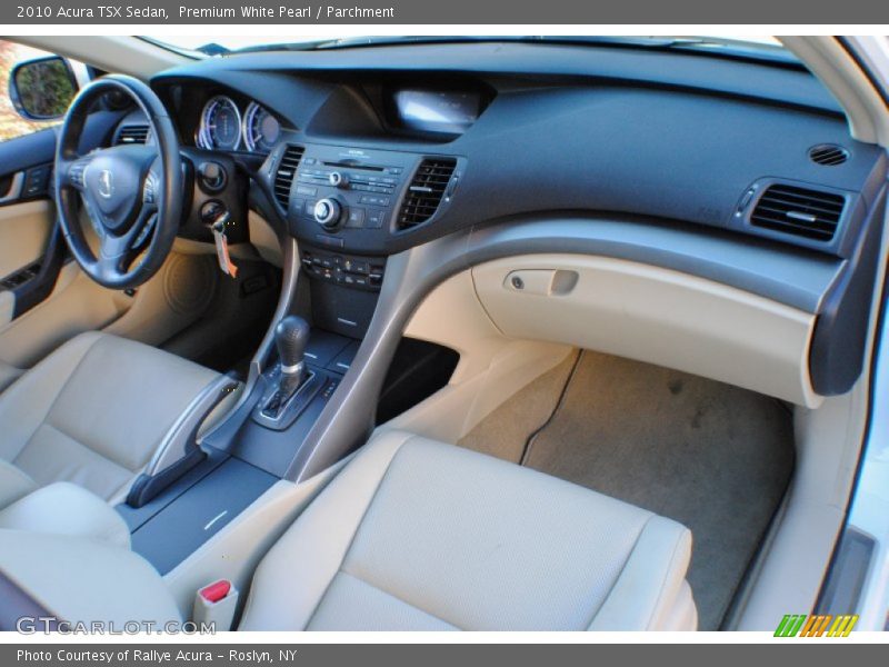 Premium White Pearl / Parchment 2010 Acura TSX Sedan