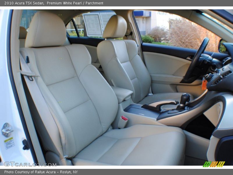 Premium White Pearl / Parchment 2010 Acura TSX Sedan