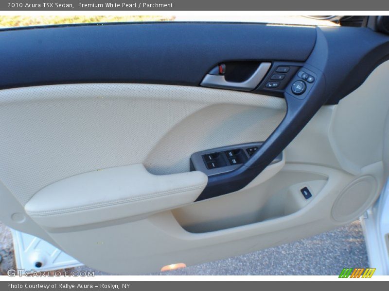 Premium White Pearl / Parchment 2010 Acura TSX Sedan