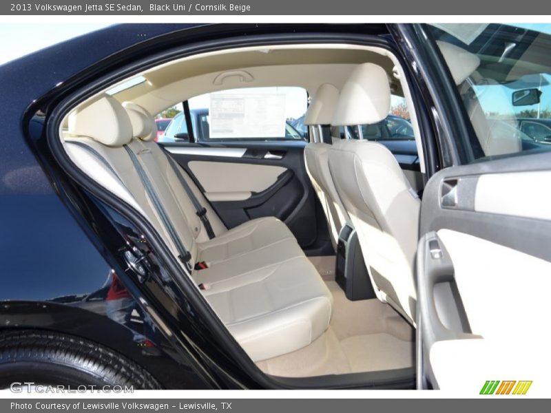 Black Uni / Cornsilk Beige 2013 Volkswagen Jetta SE Sedan