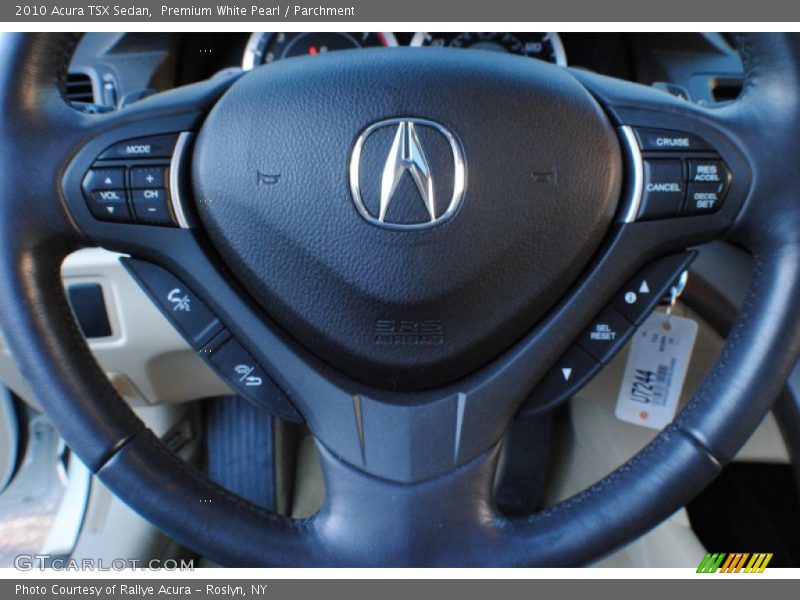 Premium White Pearl / Parchment 2010 Acura TSX Sedan