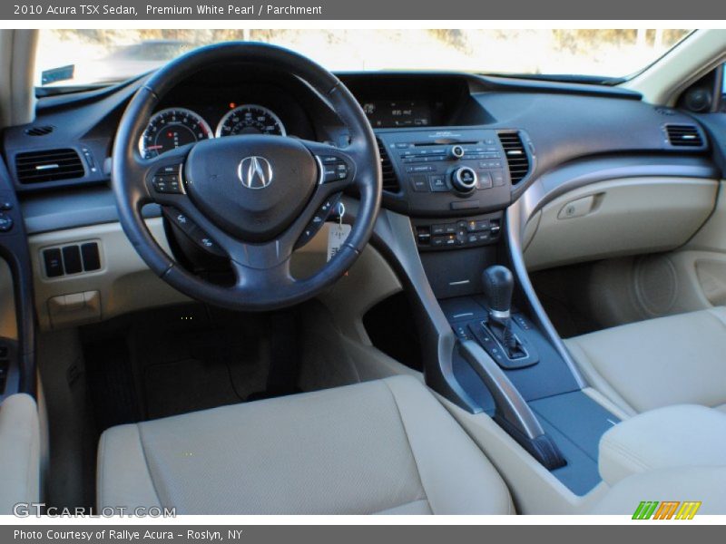 Premium White Pearl / Parchment 2010 Acura TSX Sedan