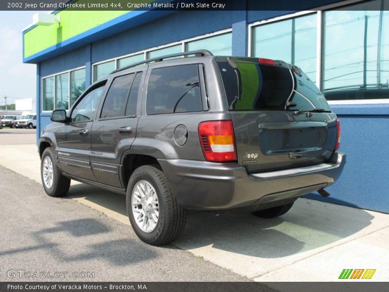 Graphite Metallic / Dark Slate Gray 2002 Jeep Grand Cherokee Limited 4x4