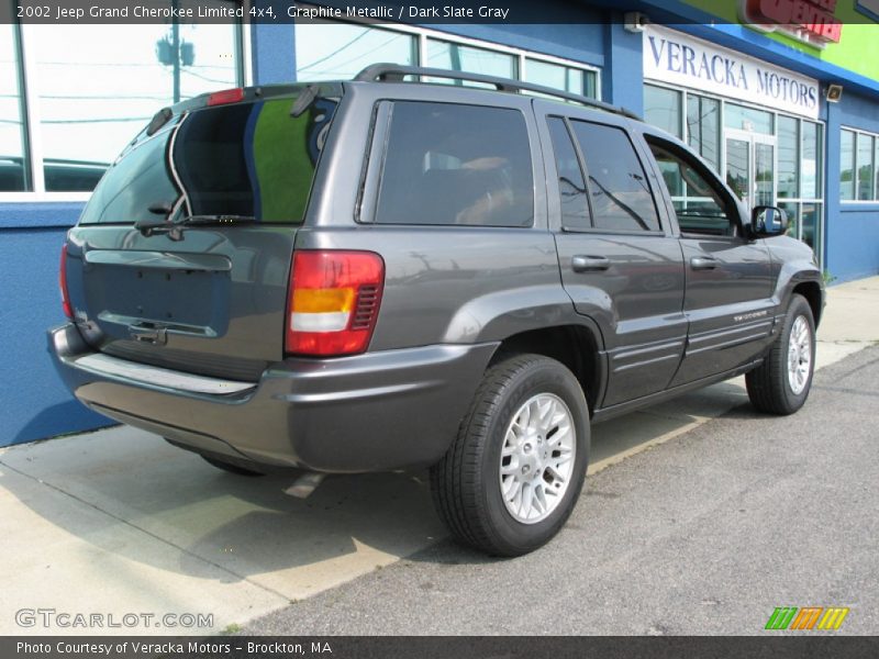 Graphite Metallic / Dark Slate Gray 2002 Jeep Grand Cherokee Limited 4x4