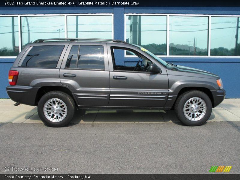 Graphite Metallic / Dark Slate Gray 2002 Jeep Grand Cherokee Limited 4x4