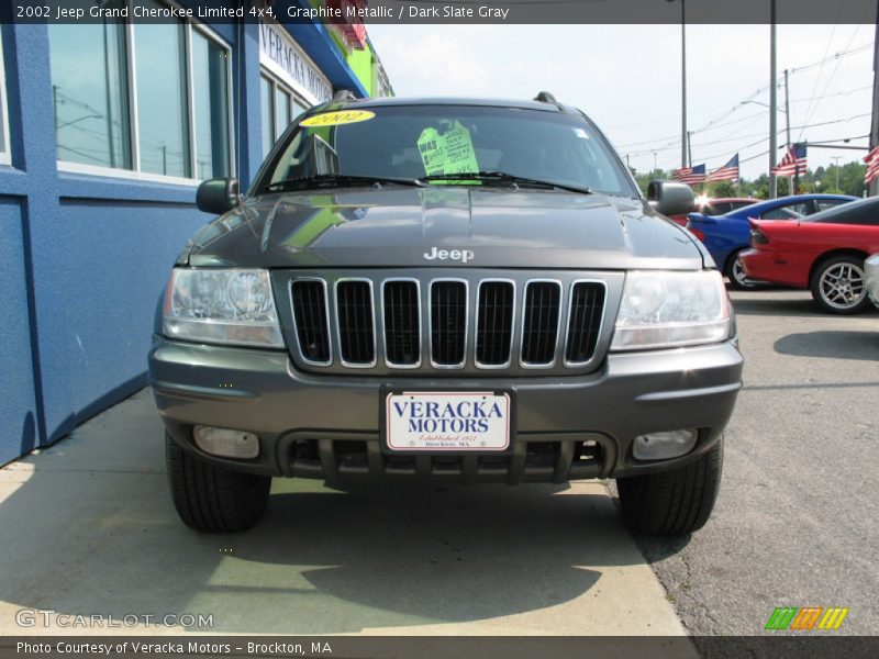 Graphite Metallic / Dark Slate Gray 2002 Jeep Grand Cherokee Limited 4x4