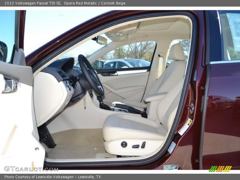 Opera Red Metallic / Cornsilk Beige 2013 Volkswagen Passat TDI SE