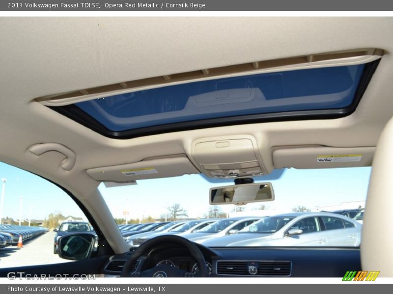 Opera Red Metallic / Cornsilk Beige 2013 Volkswagen Passat TDI SE