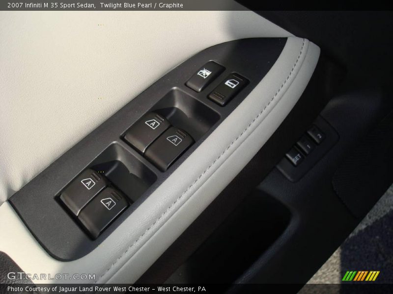 Twilight Blue Pearl / Graphite 2007 Infiniti M 35 Sport Sedan
