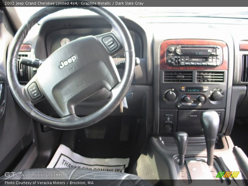 Graphite Metallic / Dark Slate Gray 2002 Jeep Grand Cherokee Limited 4x4