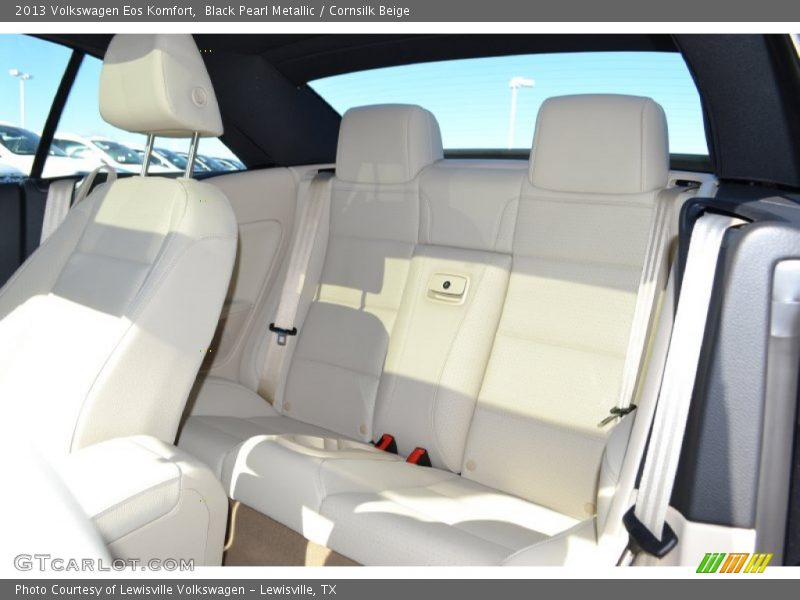 Black Pearl Metallic / Cornsilk Beige 2013 Volkswagen Eos Komfort