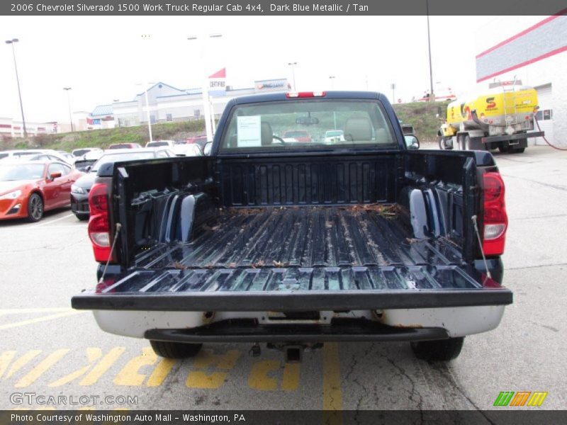 Dark Blue Metallic / Tan 2006 Chevrolet Silverado 1500 Work Truck Regular Cab 4x4