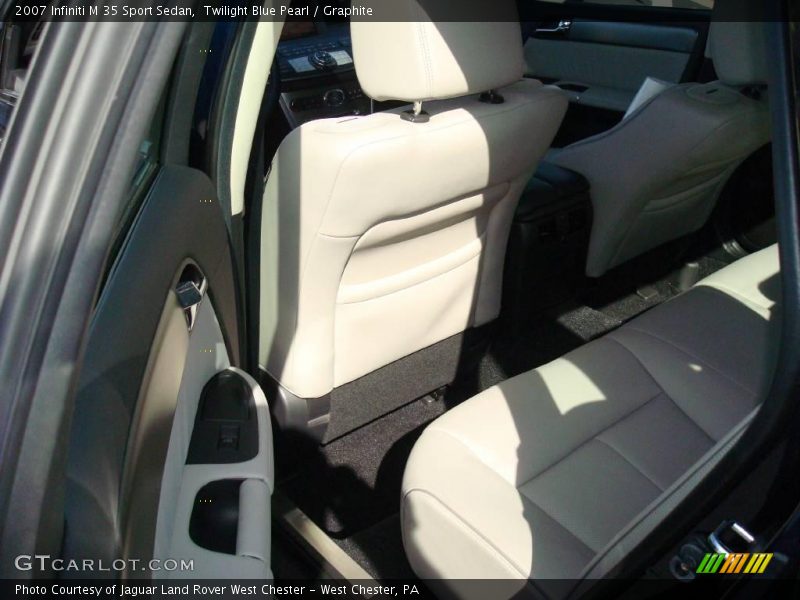 Twilight Blue Pearl / Graphite 2007 Infiniti M 35 Sport Sedan