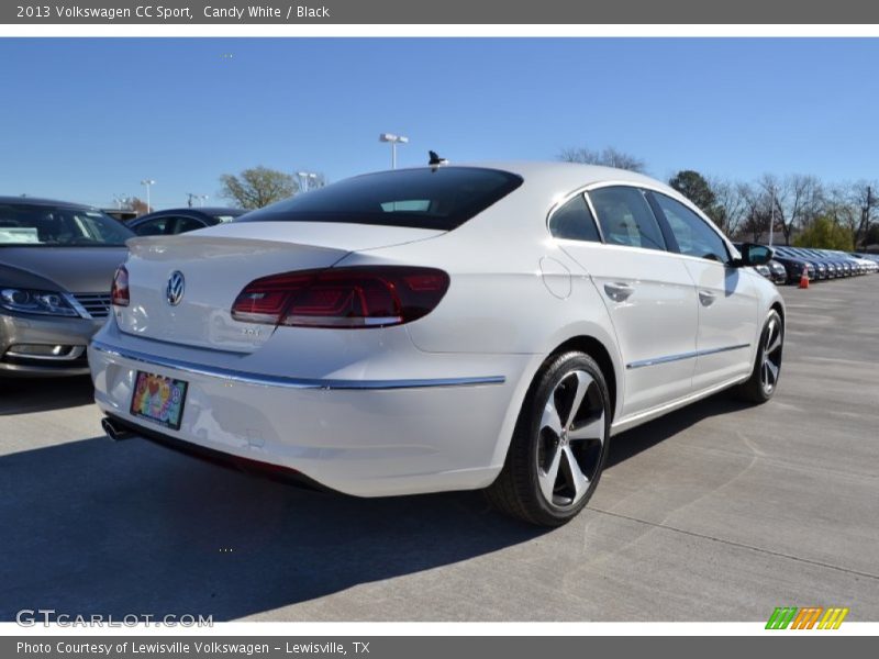 Candy White / Black 2013 Volkswagen CC Sport