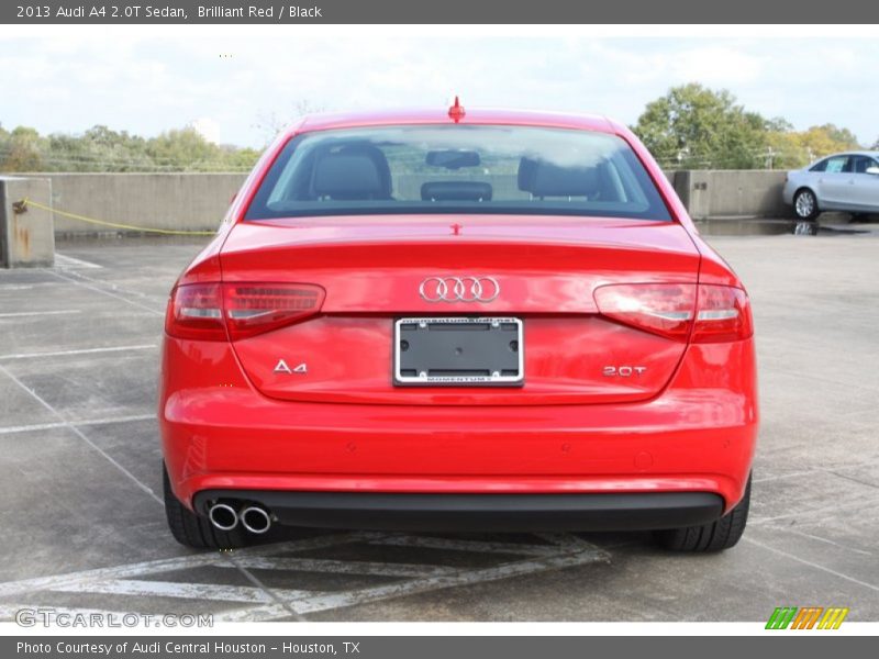 Brilliant Red / Black 2013 Audi A4 2.0T Sedan