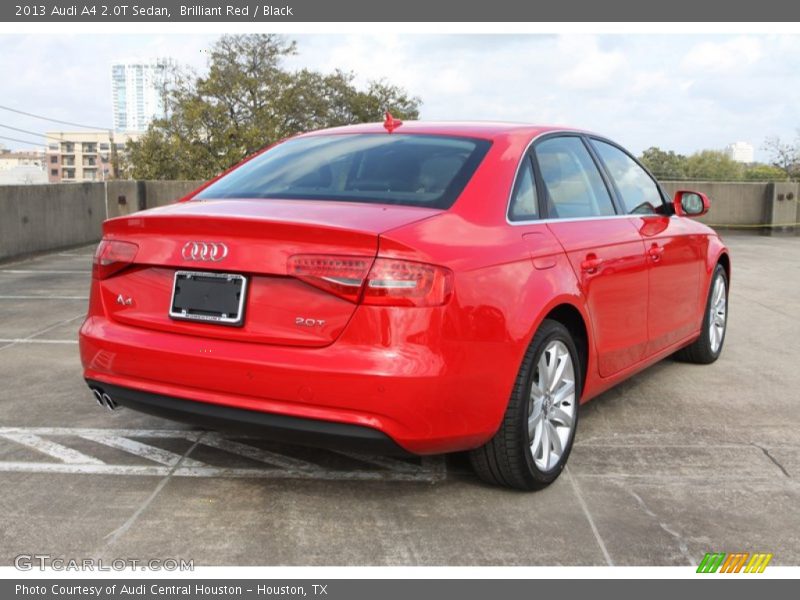 Brilliant Red / Black 2013 Audi A4 2.0T Sedan
