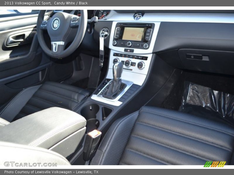 Candy White / Black 2013 Volkswagen CC Sport