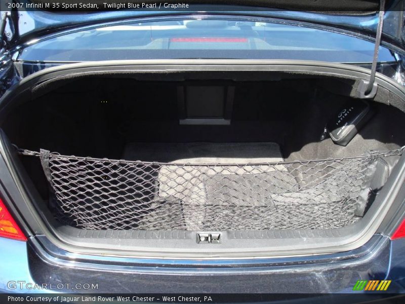 Twilight Blue Pearl / Graphite 2007 Infiniti M 35 Sport Sedan