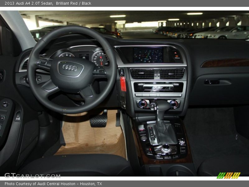 Brilliant Red / Black 2013 Audi A4 2.0T Sedan