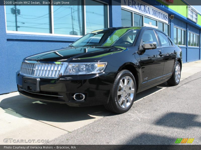 Black / Light Stone 2008 Lincoln MKZ Sedan