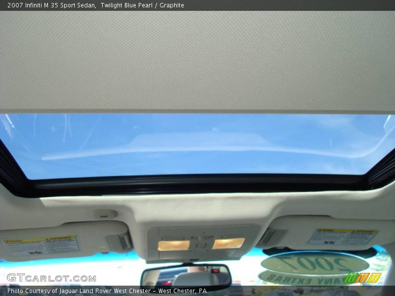 Twilight Blue Pearl / Graphite 2007 Infiniti M 35 Sport Sedan