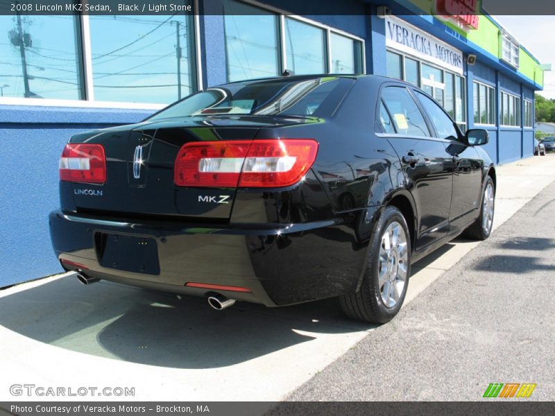 Black / Light Stone 2008 Lincoln MKZ Sedan