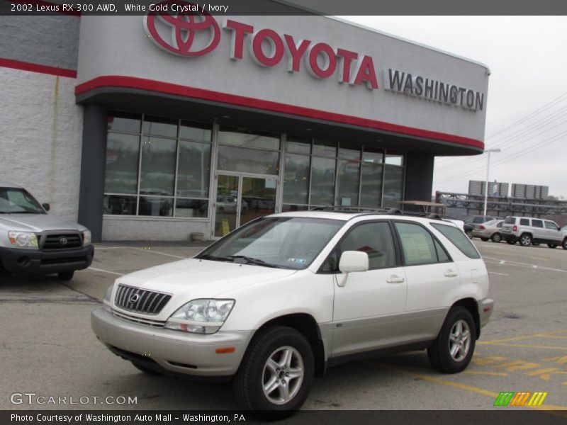White Gold Crystal / Ivory 2002 Lexus RX 300 AWD