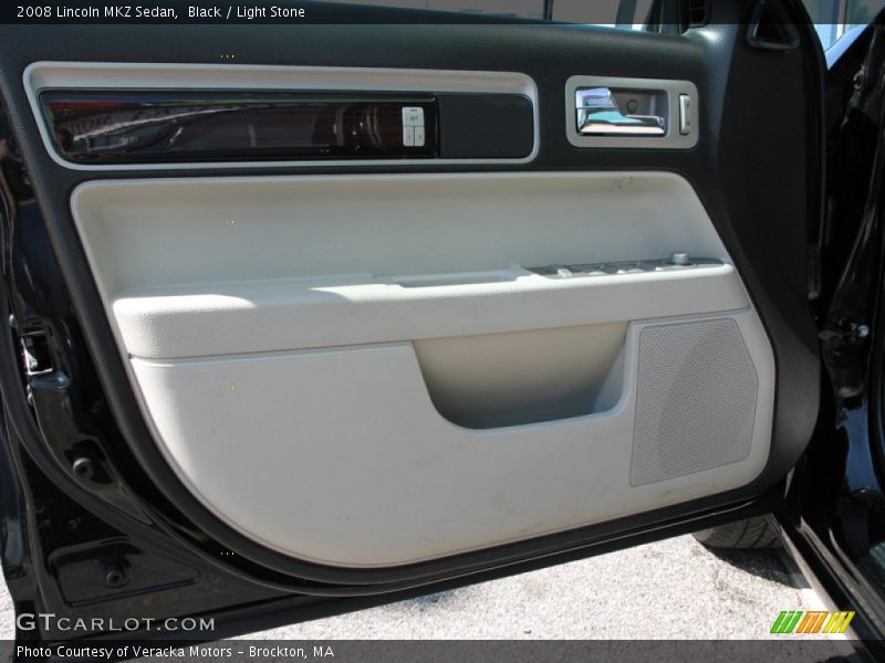 Black / Light Stone 2008 Lincoln MKZ Sedan