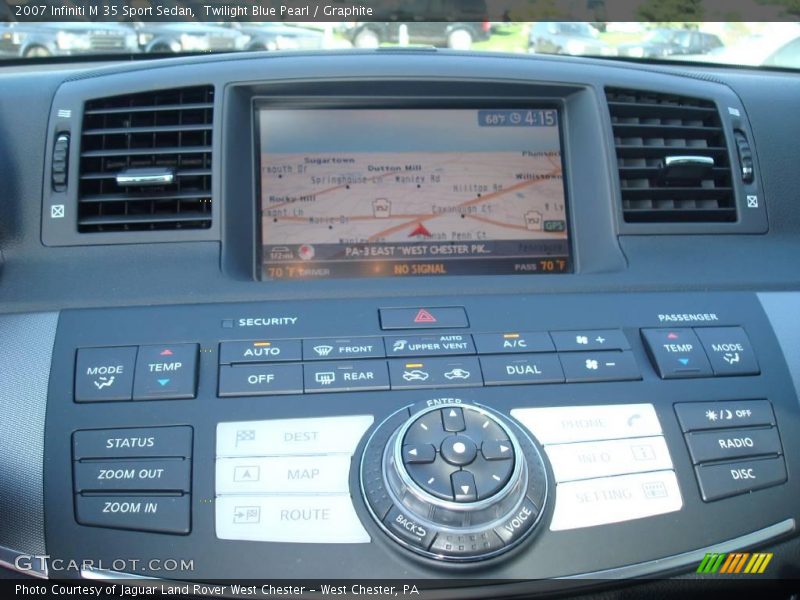 Twilight Blue Pearl / Graphite 2007 Infiniti M 35 Sport Sedan