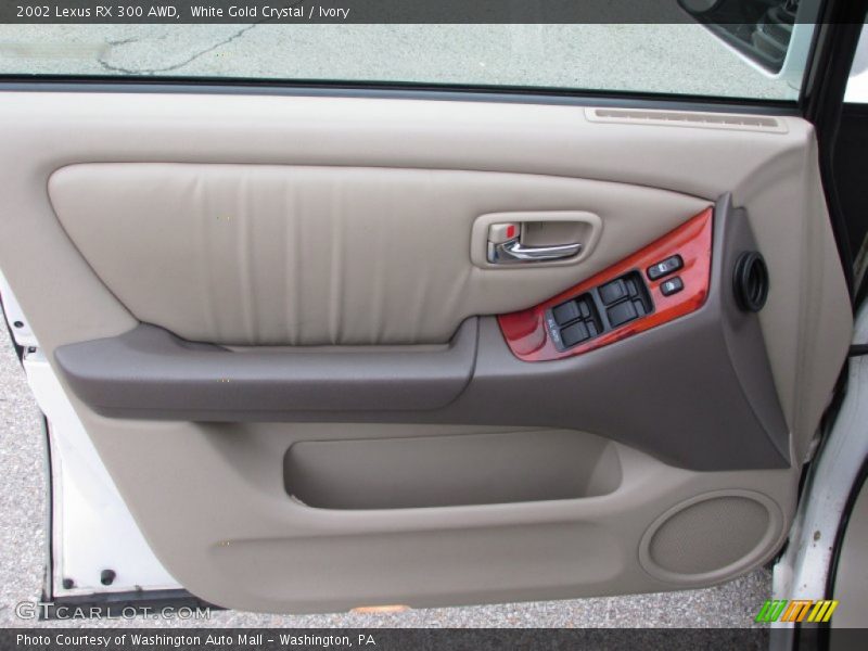 White Gold Crystal / Ivory 2002 Lexus RX 300 AWD