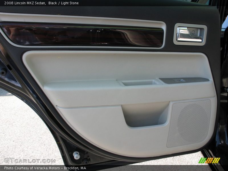 Black / Light Stone 2008 Lincoln MKZ Sedan