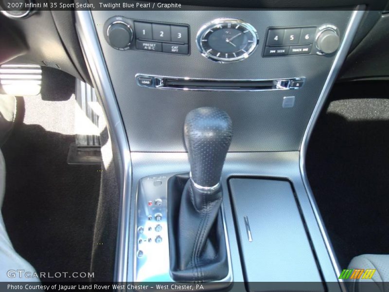 Twilight Blue Pearl / Graphite 2007 Infiniti M 35 Sport Sedan