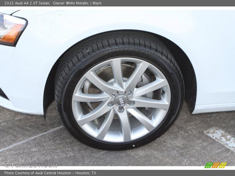 Glacier White Metallic / Black 2013 Audi A4 2.0T Sedan