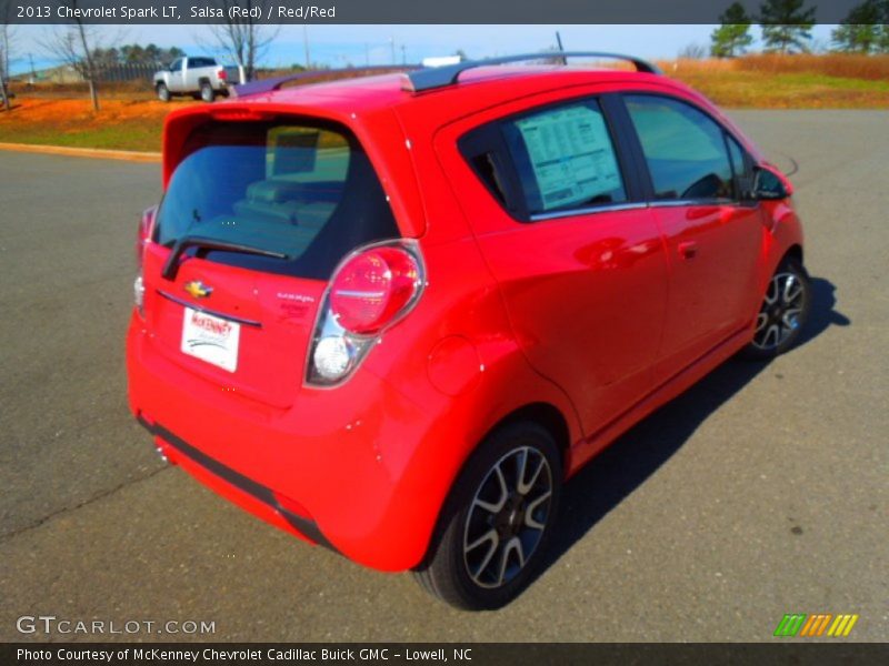Salsa (Red) / Red/Red 2013 Chevrolet Spark LT