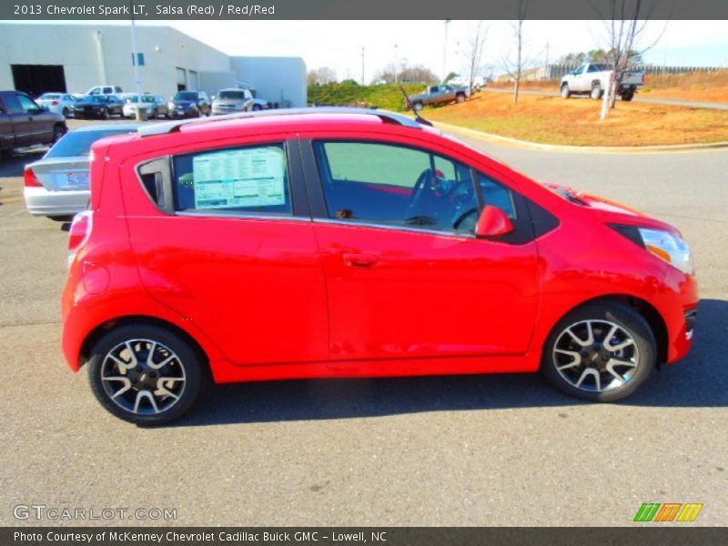 Salsa (Red) / Red/Red 2013 Chevrolet Spark LT