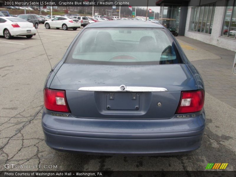 Graphite Blue Metallic / Medium Graphite 2001 Mercury Sable LS Sedan