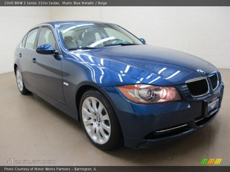 Mystic Blue Metallic / Beige 2006 BMW 3 Series 330xi Sedan