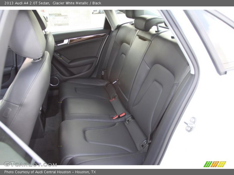 Glacier White Metallic / Black 2013 Audi A4 2.0T Sedan