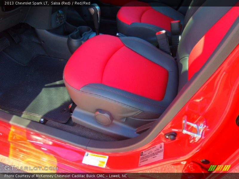 Salsa (Red) / Red/Red 2013 Chevrolet Spark LT