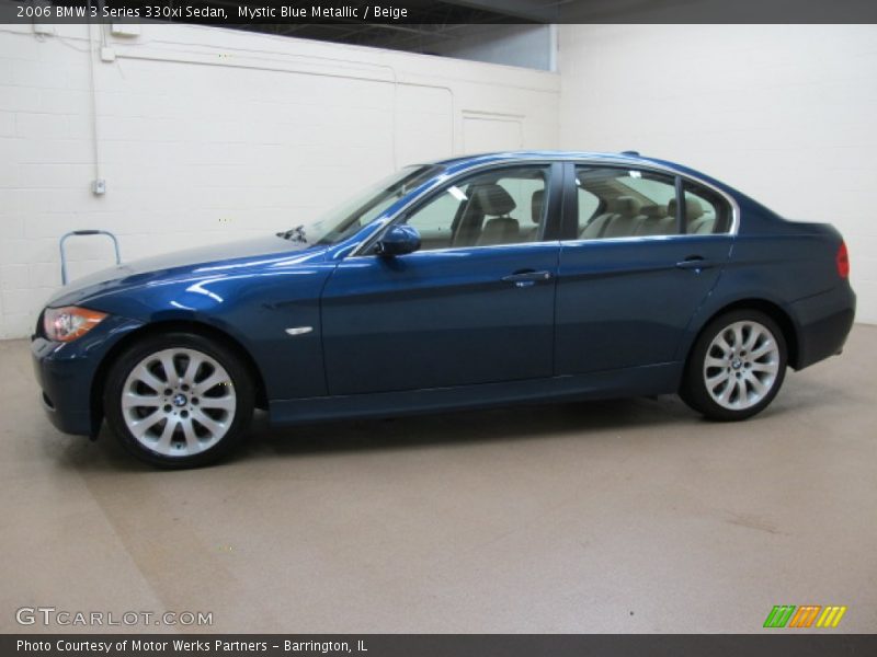 Mystic Blue Metallic / Beige 2006 BMW 3 Series 330xi Sedan