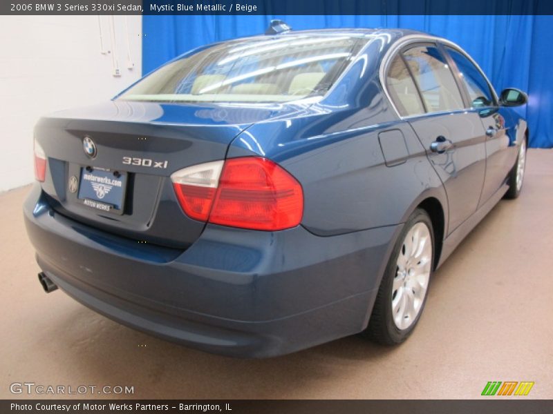 Mystic Blue Metallic / Beige 2006 BMW 3 Series 330xi Sedan