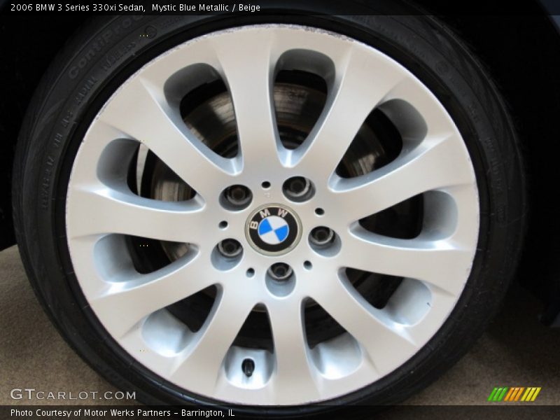Mystic Blue Metallic / Beige 2006 BMW 3 Series 330xi Sedan