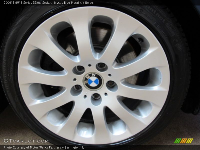 Mystic Blue Metallic / Beige 2006 BMW 3 Series 330xi Sedan