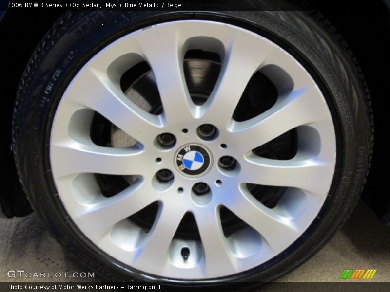Mystic Blue Metallic / Beige 2006 BMW 3 Series 330xi Sedan
