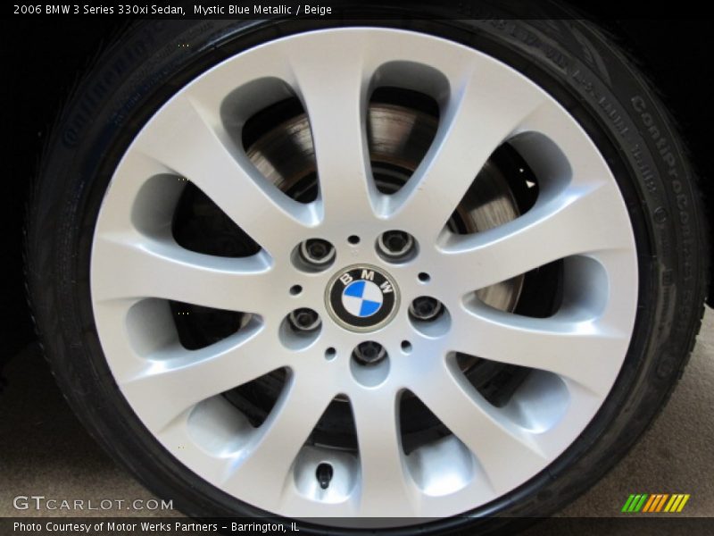 Mystic Blue Metallic / Beige 2006 BMW 3 Series 330xi Sedan