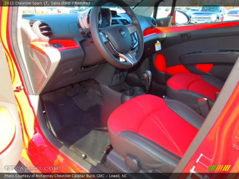 Red/Red Interior - 2013 Spark LT 
